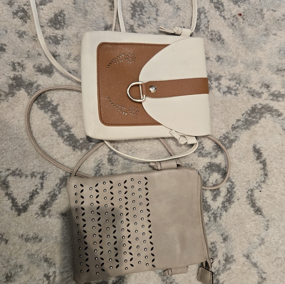 Cross body bags and wallets